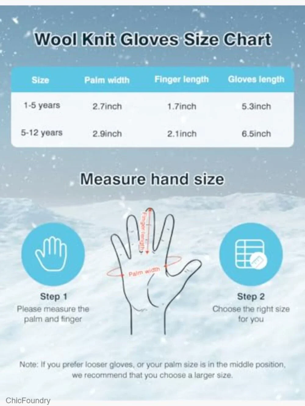 6 Pairs Knitted Wool Gloves for Kids Full Fingers Stretchy Winter Mittens